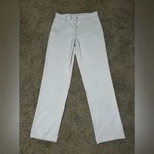 Slazenger Golf Pants Mens 30 X 32 Course Ready Core Moisture Wicking Light Grey